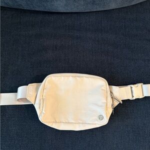 Lululemon Athletica Cream Belt Bag Compact Design
